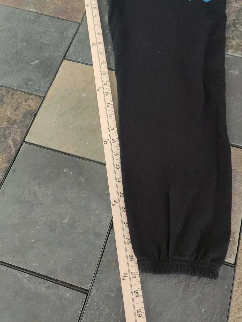 Free City Women’s M Sweatpants Joggers Black/Blue - Picture 8 of 10